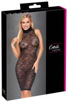 Cottelli LINGERIE Kleid aus schwarzer Blütenspitze L