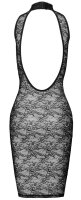 Cottelli LINGERIE Kleid aus schwarzer Blütenspitze XL