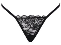 Cottelli LINGERIE String mit dem großem Strassherz S-L
