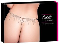 Cottelli LINGERIE String mit dem großem Strassherz S-L