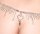 Cottelli LINGERIE String mit dem großem Strassherz S-L