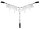 Cottelli LINGERIE String mit dem großem Strassherz S-L
