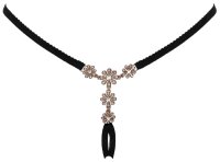 Cottelli LINGERIE String ouvert mit glitzerndem Strass S-L