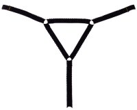 Cottelli LINGERIE String ouvert mit glitzerndem Strass S-L