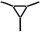 Cottelli LINGERIE String ouvert mit glitzerndem Strass S-L