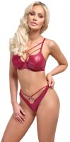 Cottelli LINGERIE Set in edlem rotem Wetlook
