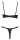 Cottelli LINGERIE Set mit dekorativen silberfarbenen Ösen