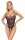 Cottelli LINGERIE Body aus feiner schwarzer Blütenspitze