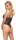 Cottelli LINGERIE Body aus feiner schwarzer Blütenspitze