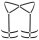 Cottelli LINGERIE Harness für Taille, Hüfte und Schenkel