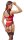 Cottelli LINGERIE Body ouvert aus edlem rotem Satin