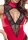 Cottelli LINGERIE Body ouvert aus edlem rotem Satin
