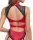Cottelli LINGERIE Body ouvert aus edlem rotem Satin