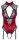 Cottelli LINGERIE Body ouvert aus edlem rotem Satin