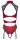 Cottelli LINGERIE Body ouvert aus edlem rotem Satin