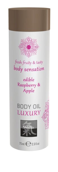 SHIATSU Edible body oil Raspberry & Apple 75ml