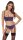 Cottelli LINGERIE Set aus dunklem lilafarbenem Stretch-Satin
