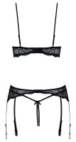 Cottelli LINGERIE Set aus schwarzer Stretch-Spitze