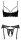 Cottelli LINGERIE Set aus schwarzer Stretch-Spitze