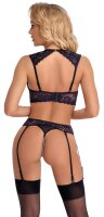 Cottelli LINGERIE Set aus dunkler lilafarbener Spitze