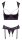 Cottelli LINGERIE Set aus dunkler lilafarbener Spitze