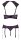 Cottelli LINGERIE Set aus dunkler lilafarbener Spitze
