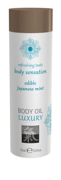 SHIATSU Edible body oil Japanese Mint 75ml