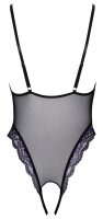 Cottelli LINGERIE Body ouvert mit 2-farbiger Blütenspitze