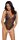 Cottelli LINGERIE Body ouvert mit 2-farbiger Blütenspitze
