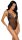 Cottelli LINGERIE Body ouvert mit 2-farbiger Blütenspitze