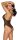 Cottelli LINGERIE Body ouvert mit 2-farbiger Blütenspitze