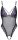 Cottelli LINGERIE Body ouvert mit 2-farbiger Blütenspitze