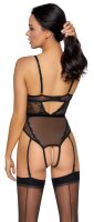 Cottelli LINGERIE Body im transparenten Mix