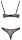 Cottelli LINGERIE Set aus schwarzem Feinnetz