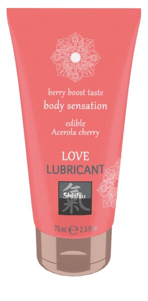 SHIATSU Edible Love lubricant Acerola Cherry 75ml