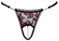 Cottelli LINGERIE Riostring ouvert aus feiner 2-farbiger Spitze