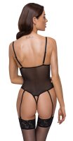 Cottelli LINGERIE Body mit Front-Einsatz und Soft-Cups