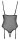 Cottelli LINGERIE Body mit Front-Einsatz und Soft-Cups