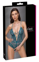 Cottelli LINGERIE Body aus feiner weicher petrolfarbener Spitze