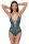Cottelli LINGERIE Body aus feiner weicher petrolfarbener Spitze