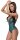 Cottelli LINGERIE Body aus feiner weicher petrolfarbener Spitze