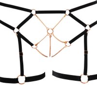 Cottelli LINGERIE Body aus elastischen Samtbändern