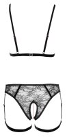 Cottelli LINGERIE Body aus elastischen Samtbändern