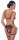 Cottelli LINGERIE Body aus elastischen Samtbändern