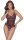 Cottelli LINGERIE Body ouvert mit transparentem Powernet