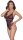 Cottelli LINGERIE Body ouvert mit transparentem Powernet