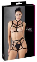 Cottelli LINGERIE Harness-Set mit passendem String S-L