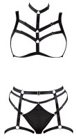Cottelli LINGERIE Harness-Set mit passendem String S-L