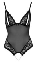 Cottelli LINGERIE Body mit geschlitzten Cups