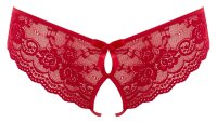 Cottelli LINGERIE Slip rot mit schleifenverzierten Cut-Outs